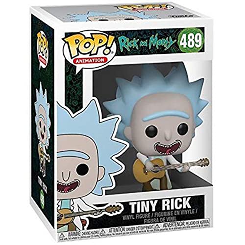 Funko POP Vinyl: Rick & Morty: 489 Tiny Rick w/Guitar (Exclusivo